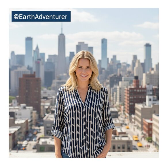 ๐จ 50% OFF BUNDLES! ๐จ NWT Lush Warren Split Neck Blouse - Picture 1 of 8